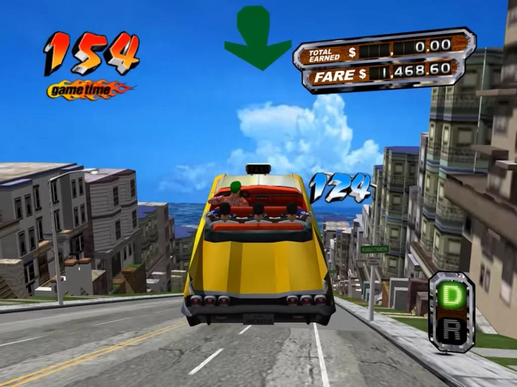 لعبة كريزي تاكسي crazy taxi
